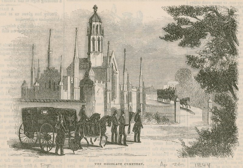 Cmentarz Highgate, Londyn autorstwa English School
