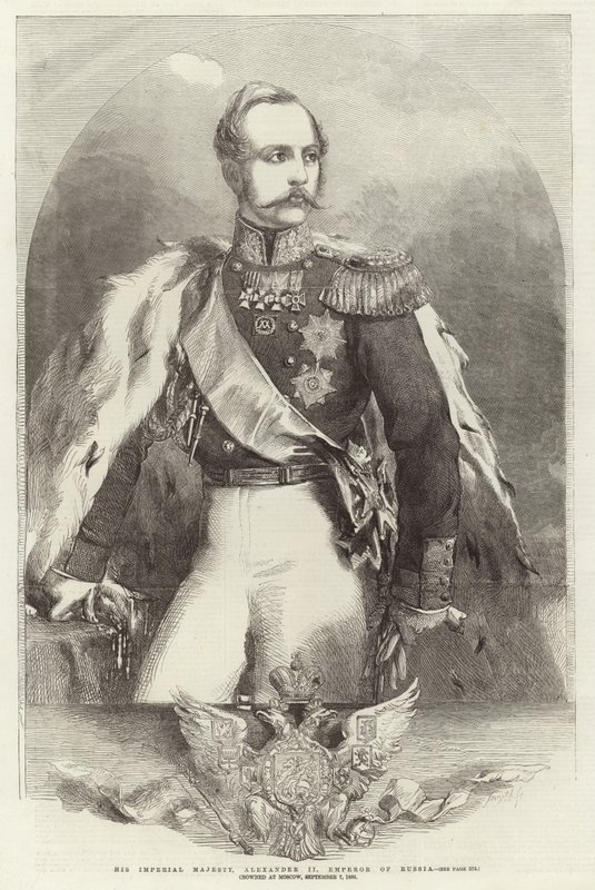 Jego Cesarska Mość Aleksander II autorstwa English School
