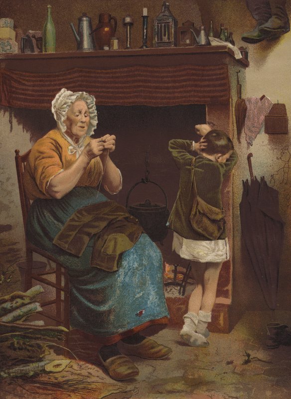 Jego jedyna para (chromolitho) autorstwa English School