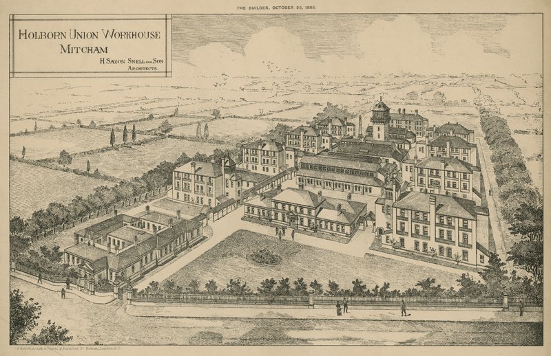 Holborn Union Workhouse, Mitcham autorstwa English School