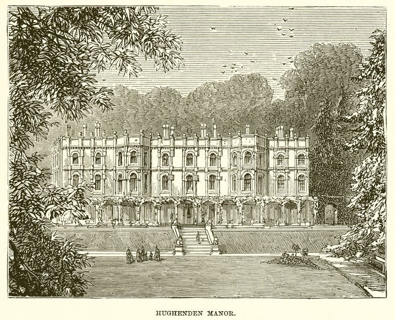 Dwór Hughenden autorstwa English School