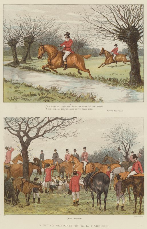 Szkice myśliwskie (chromolitho) autorstwa English School