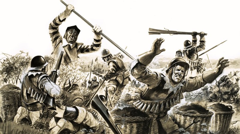 Into Battle: Ostateczny triumf Olivera Cromwella autorstwa English School