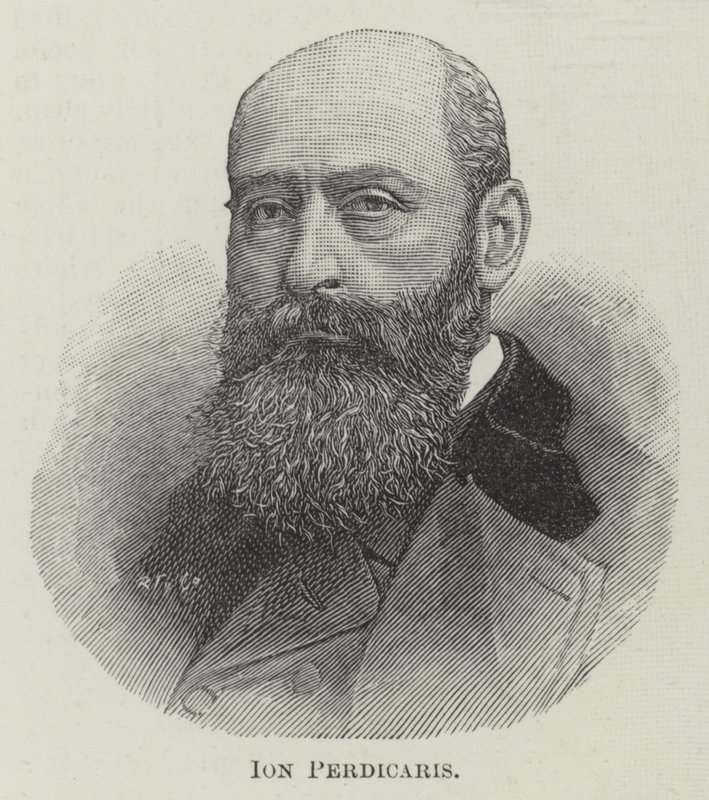 Ion Perdicaris (grawerowanie) autorstwa English School