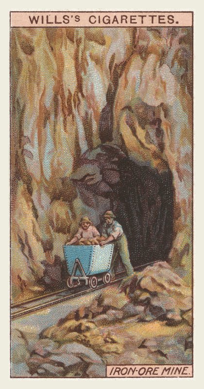 Kopalnia rudy żelaza (chromolit) autorstwa English School