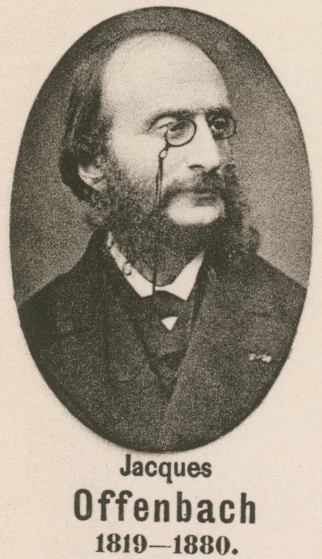 Jacques Offenbach (grafika) autorstwa English School