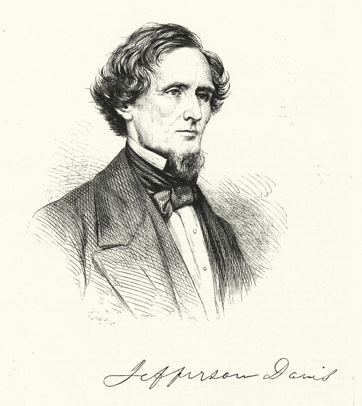 Jefferson Davis (Grawerowanie) autorstwa English School