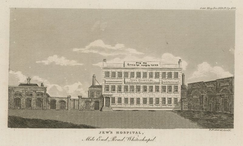 Szpital Żydów, Mile End Road, Whitechapel autorstwa English School