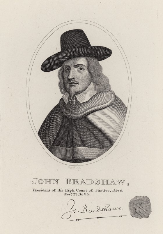 John Bradshaw (Grawerowanie) autorstwa English School