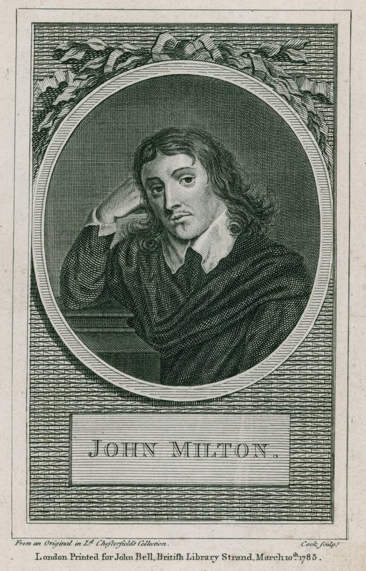 John Milton autorstwa English School