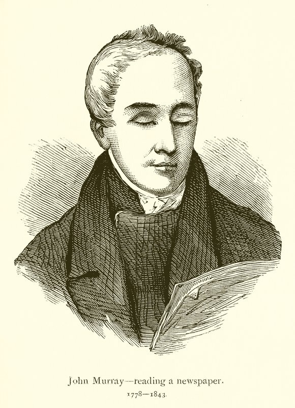 John Murray czyta gazetę autorstwa English School