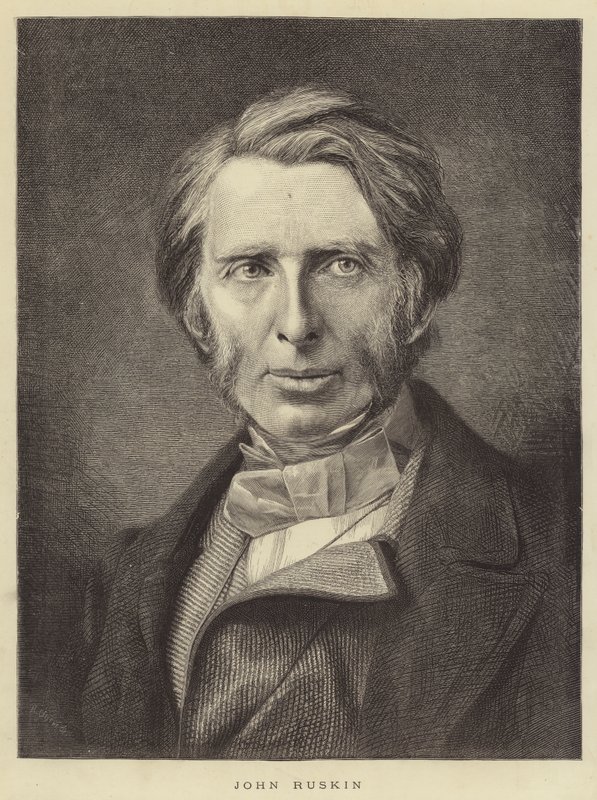 John Ruskin (grafika) autorstwa English School