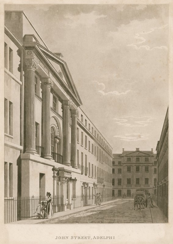 John Street, Adelphi, Londyn autorstwa English School