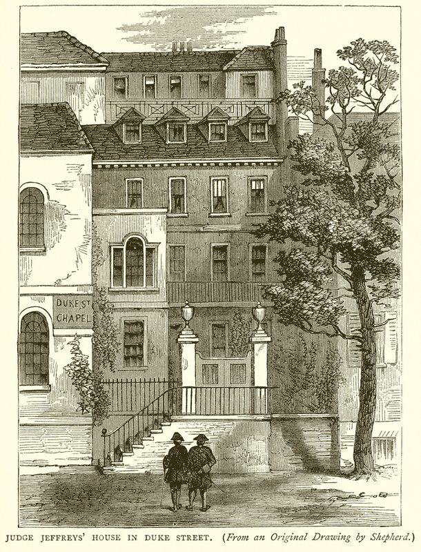 Dom sędziego Jeffreysa przy Duck Street autorstwa English School