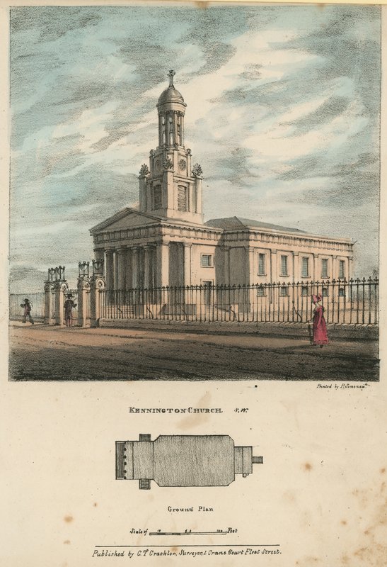 Kościół Kennington, Lambeth, Londyn autorstwa English School