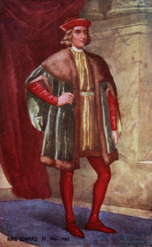 Król Edward IV (kolor lito) autorstwa English School