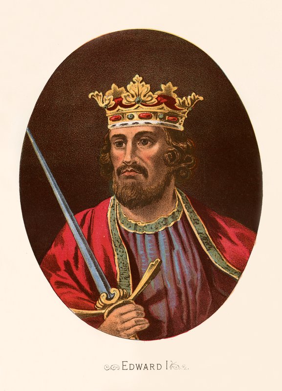 Król Edward I autorstwa English School