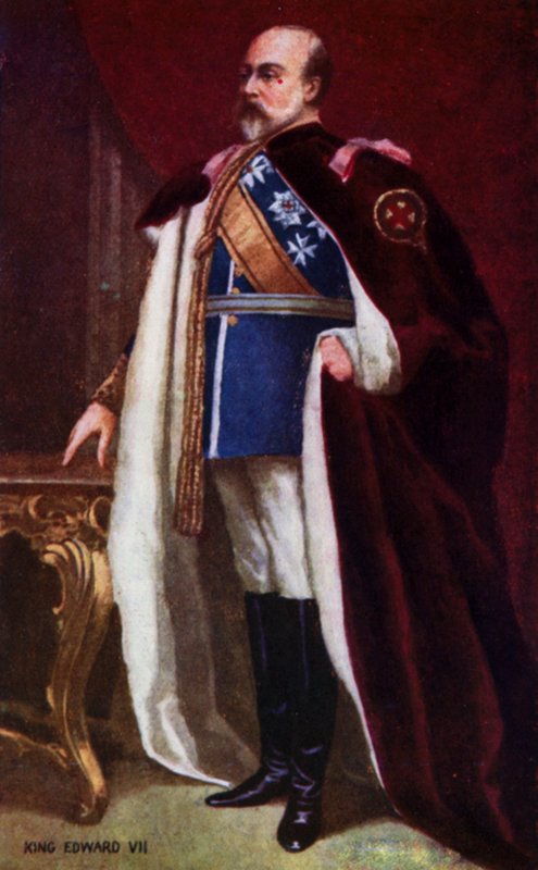 Król Edward VII autorstwa English School