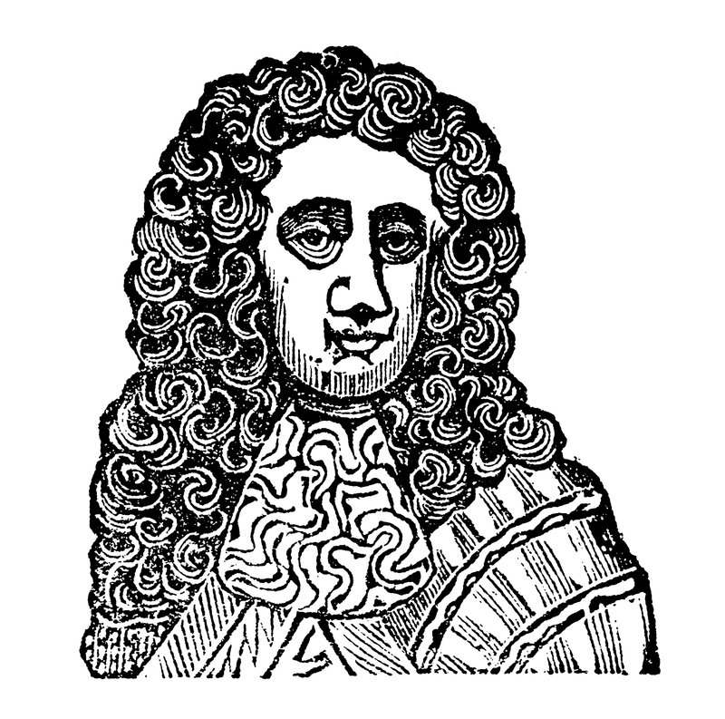 Król Jakub II (drzeworyt) autorstwa English School