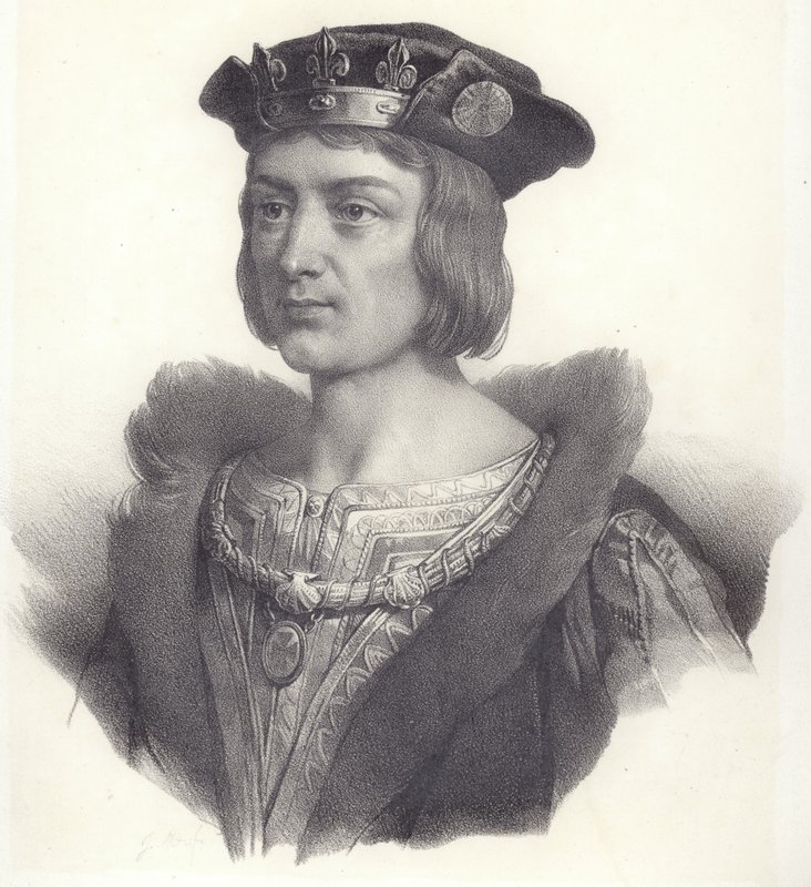 Król Francji Ludwik XII autorstwa English School