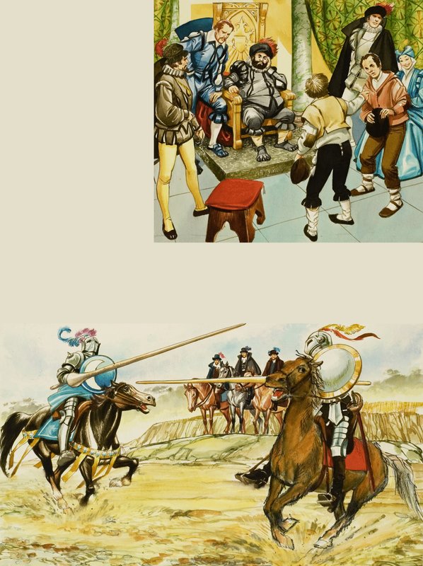 Riteriai Joustingpoli autorstwa English School