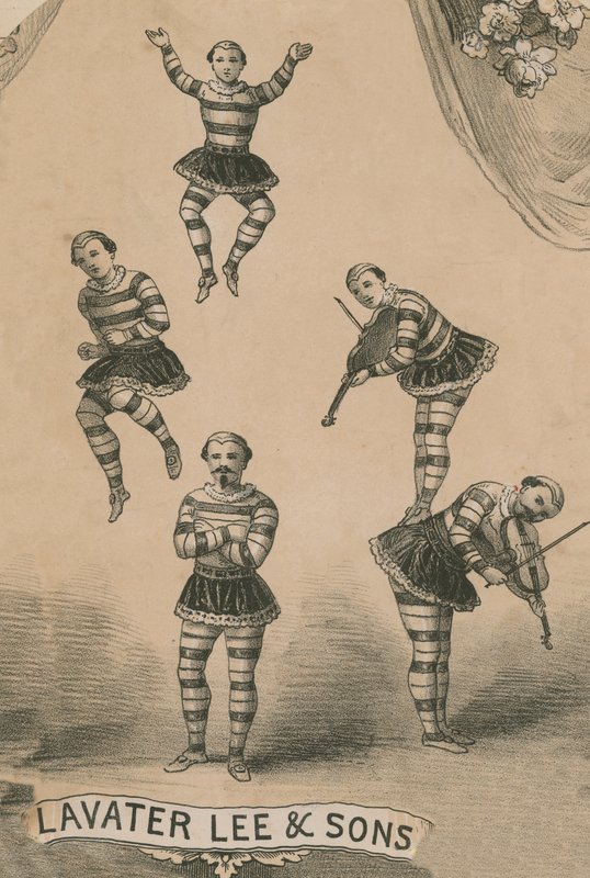 Lavater Lee and Sons, akrobaci autorstwa English School