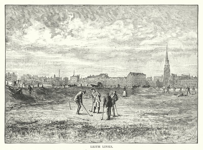 Leith Linki (grawerowanie) autorstwa English School