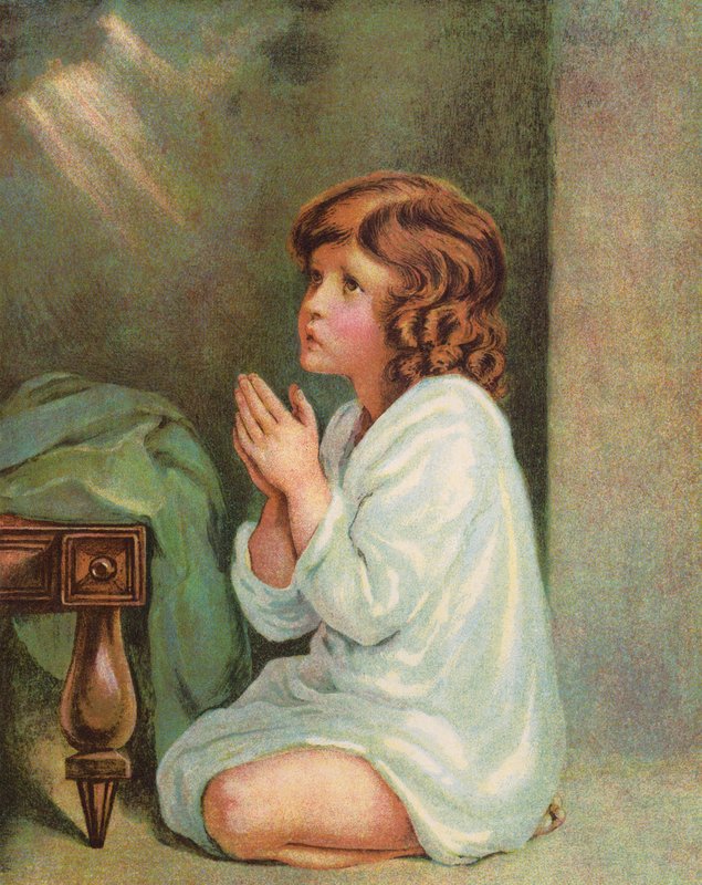 Mały Samuel (kolorowa litografia) autorstwa English School
