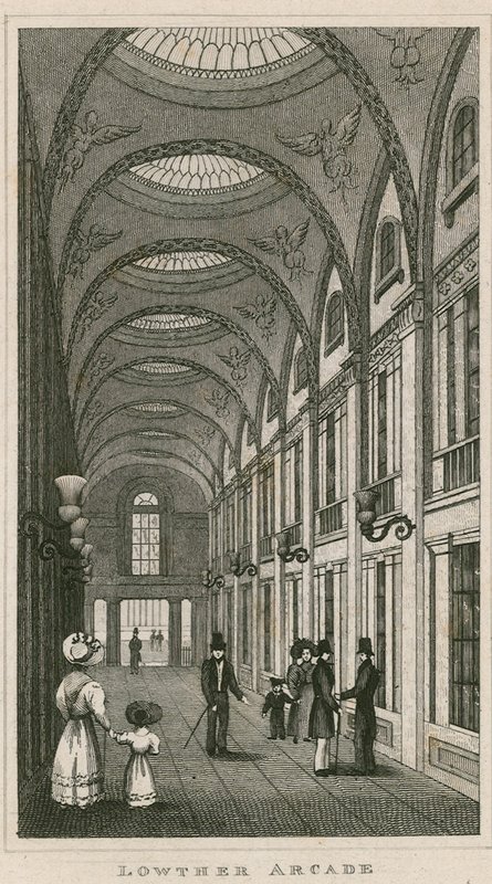 Lowther Arcade, Strand, Londyn autorstwa English School