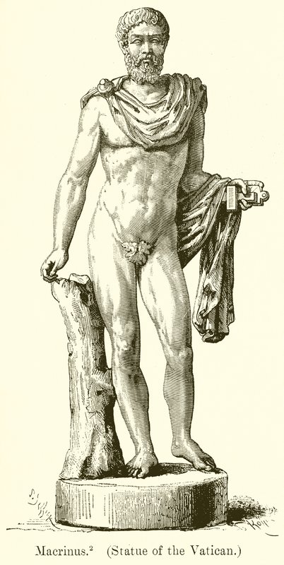 Makrynus. (Statua Watykanu) autorstwa English School