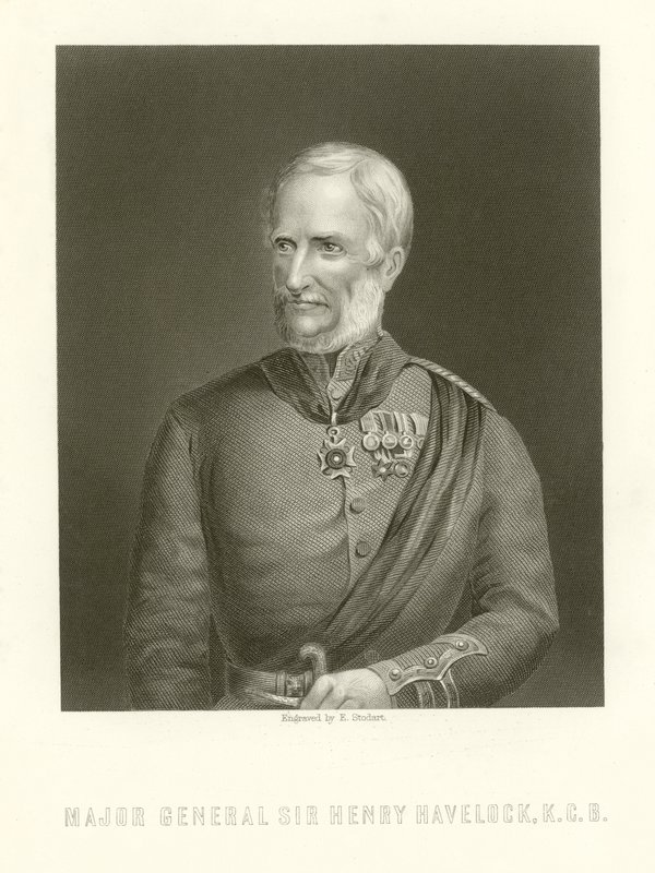 Generał dywizji Sir Henry Havelock autorstwa English School