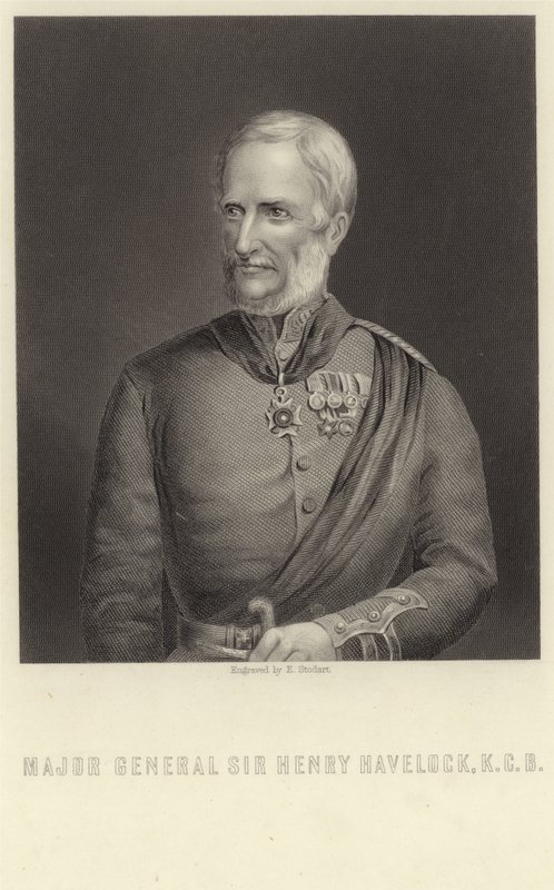 Generał dywizji Sir Henry Havelock autorstwa English School