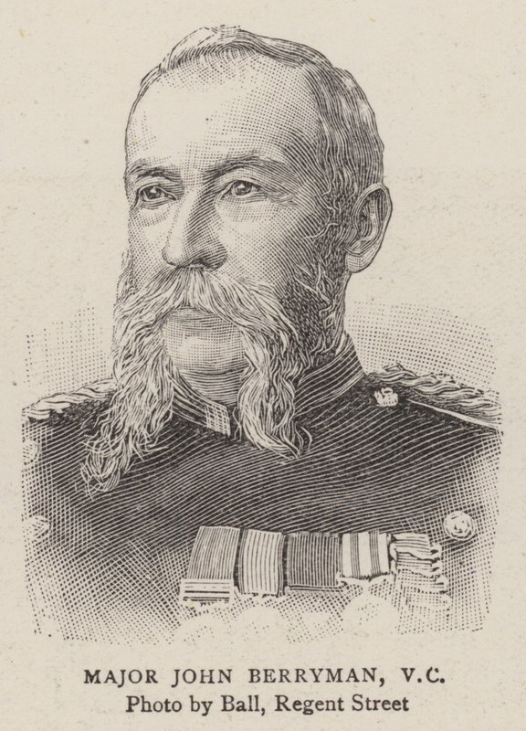 Major John Barryman, VC (grafika) autorstwa English School