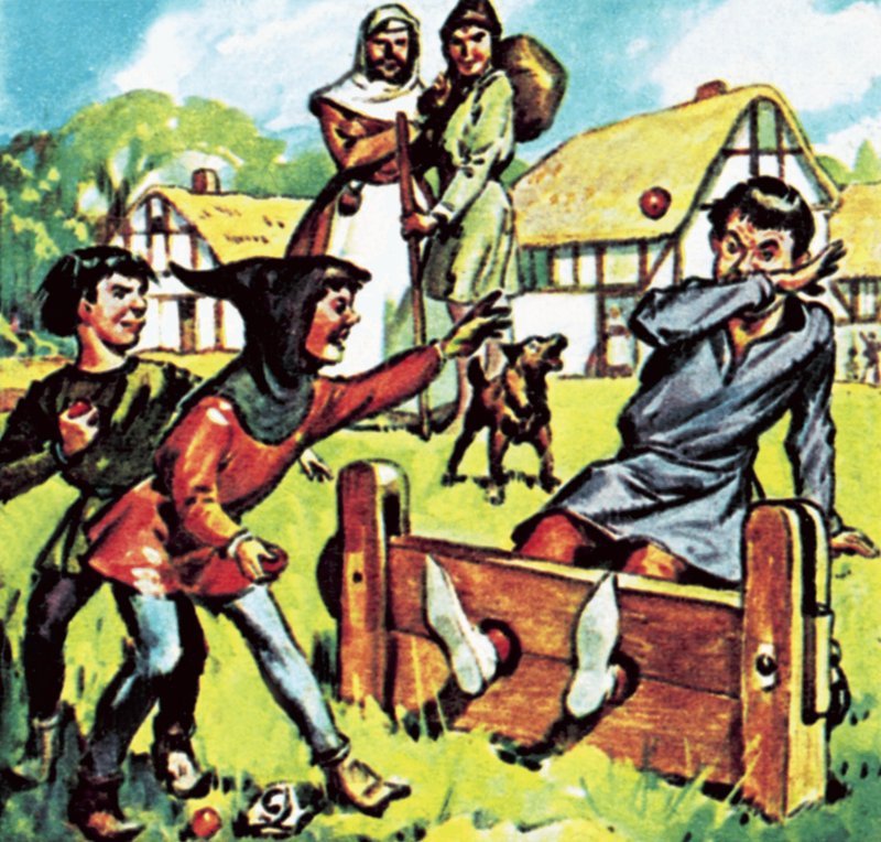 سړی په سټاکپولي کې autorstwa English School