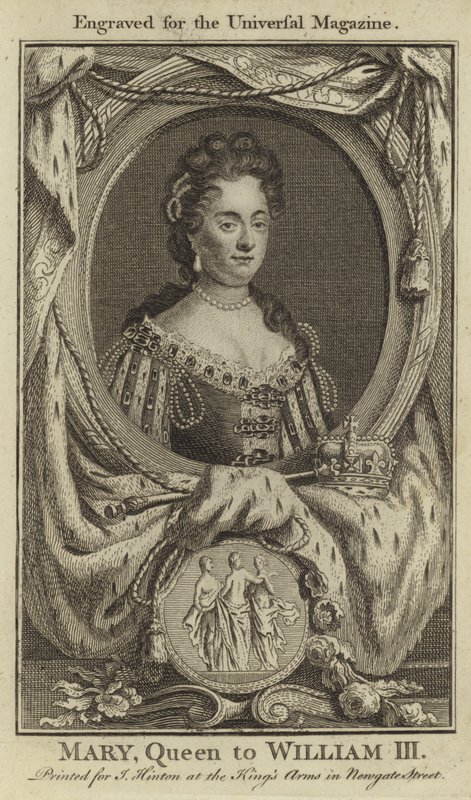 Maryja, królowa Wilhelma III autorstwa English School