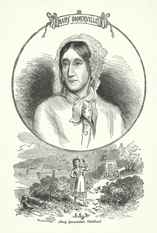 Mary Somerville, szkocki naukowiec i pisarka (grafika) autorstwa English School