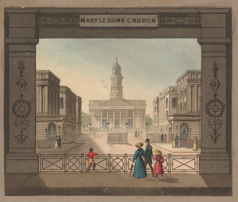 Kościół Marylebone autorstwa English School