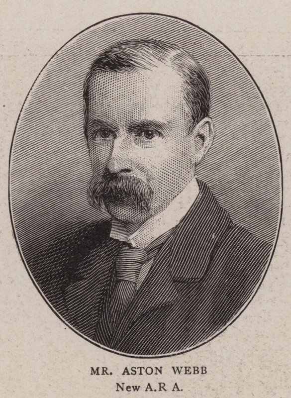 Pan Aston Webb (Grawerowanie) autorstwa English School