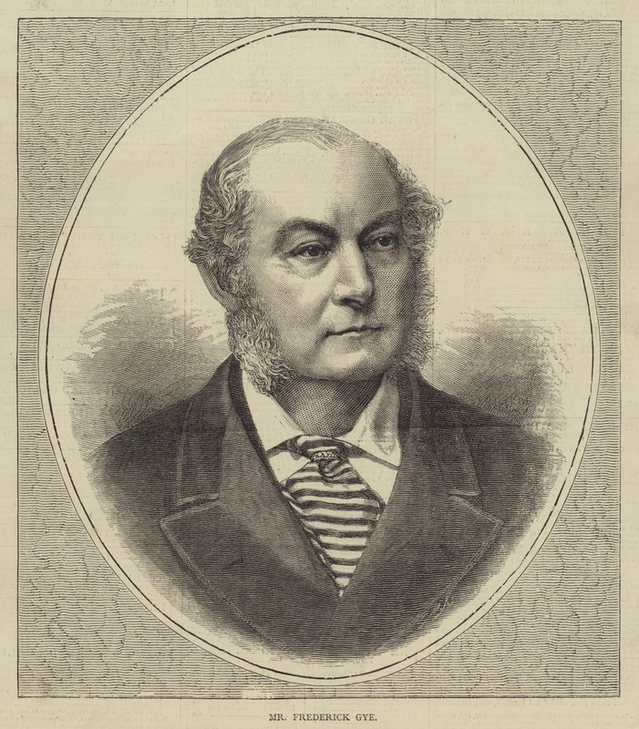 Pan Frederick Gye (grafika) autorstwa English School