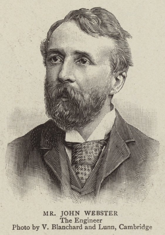 Pan John Webster (Grawerowanie) autorstwa English School