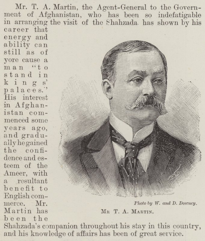 Pan T A Martin (grawerunek) autorstwa English School