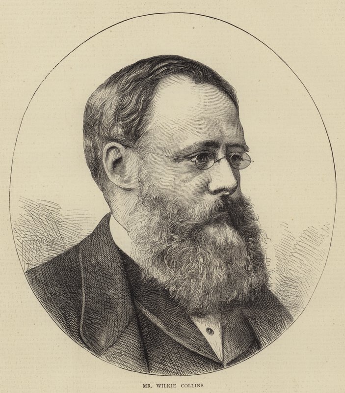 Pan Wilkie Collins (Grawerowanie) autorstwa English School
