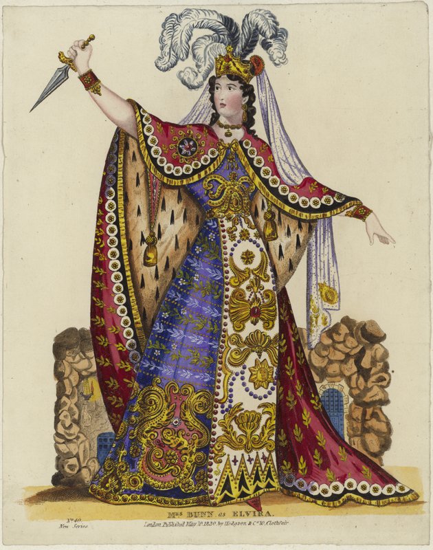 Pani Bunn jako Elvira autorstwa English School