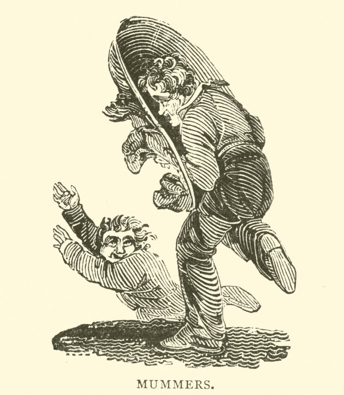 Mummery (drzeworyt) autorstwa English School