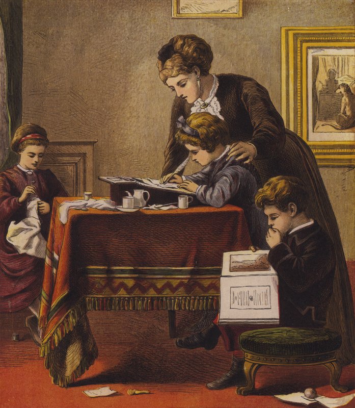 Moja Matka (litografia kolorowa) autorstwa English School