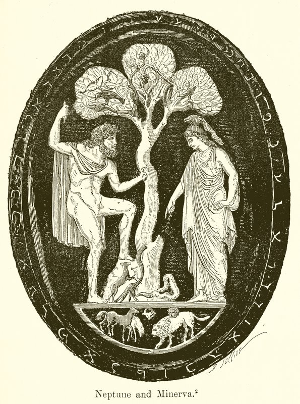 Neptun i Minerwa autorstwa English School