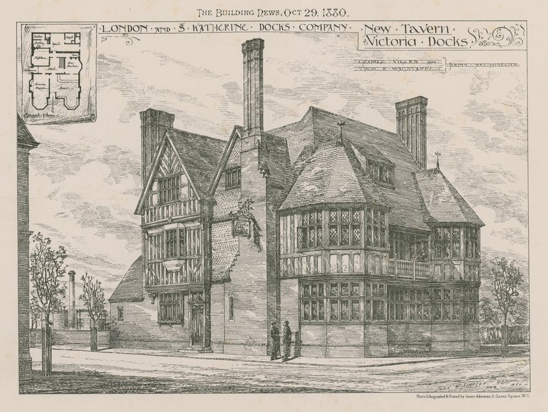 Nowa tawerna, Victoria Docks autorstwa English School