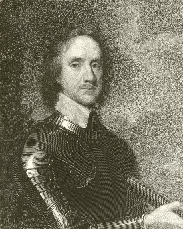 Oliver Cromwell autorstwa English School