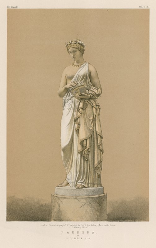 Pandora autorstwa J Gibsona, R A autorstwa English School