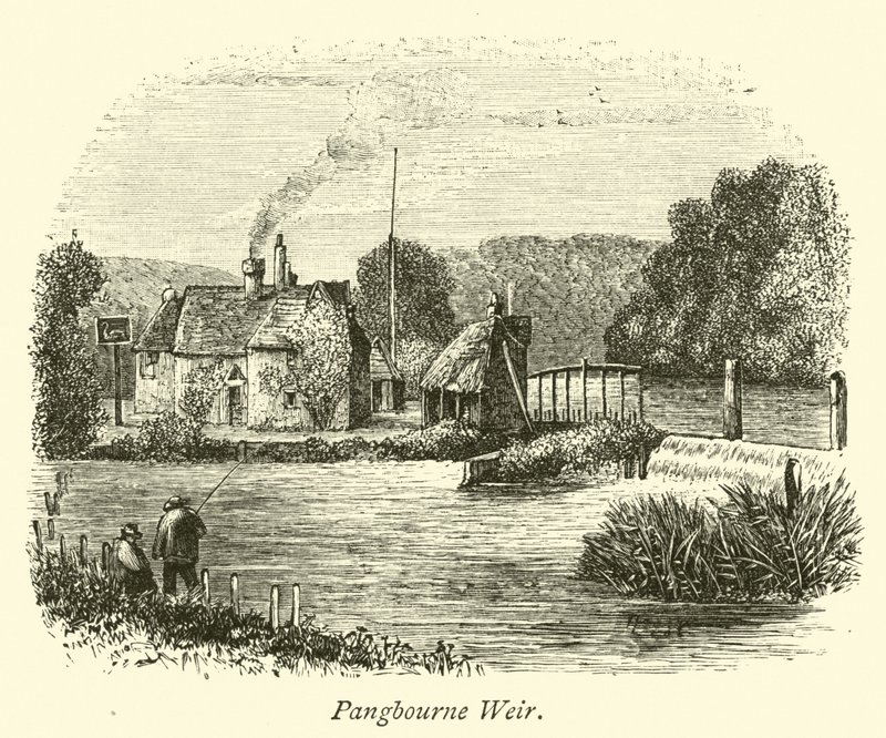 Pangbourne Weir autorstwa English School